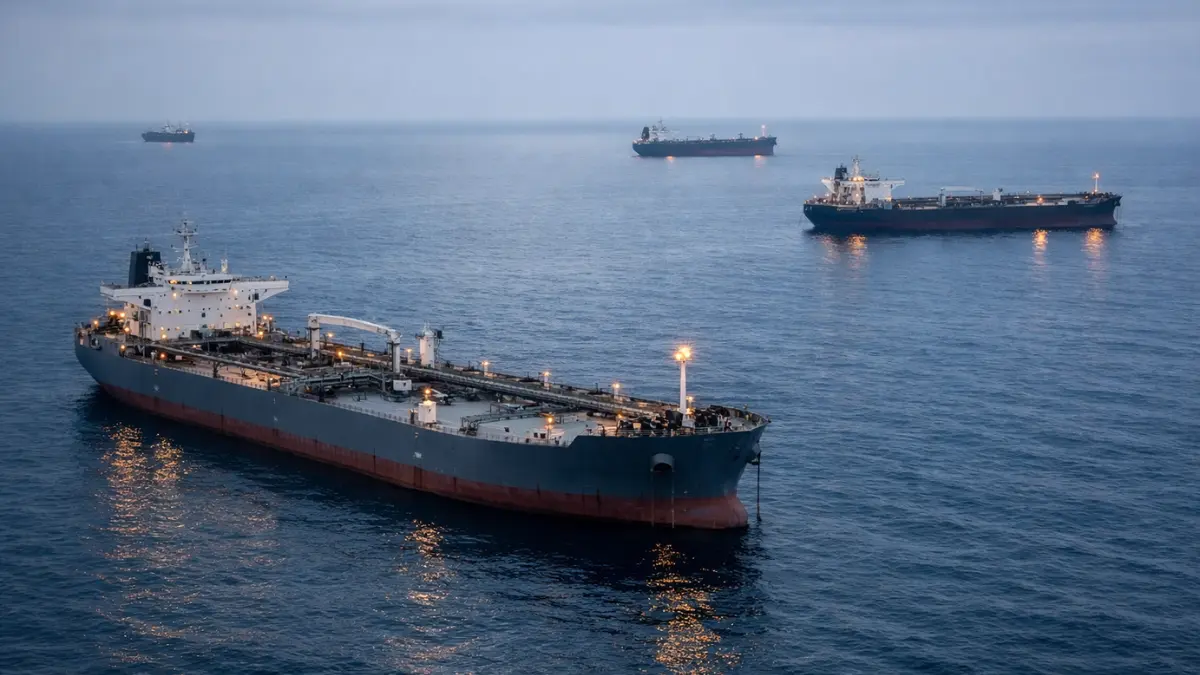 Oil tankers stranded in the Persian Gulf — Hormuz ceasefire structural energy risk 2026