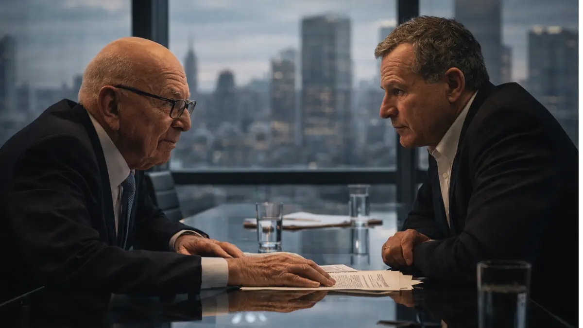 Netflix and Warner Bros Discovery executives in boardroom — streaming consolidation 2026